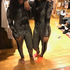 Sparkly body suit